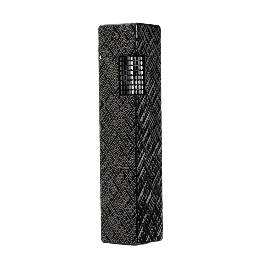 Side Slip - Rectangular Lighter - Black Carving THORENS