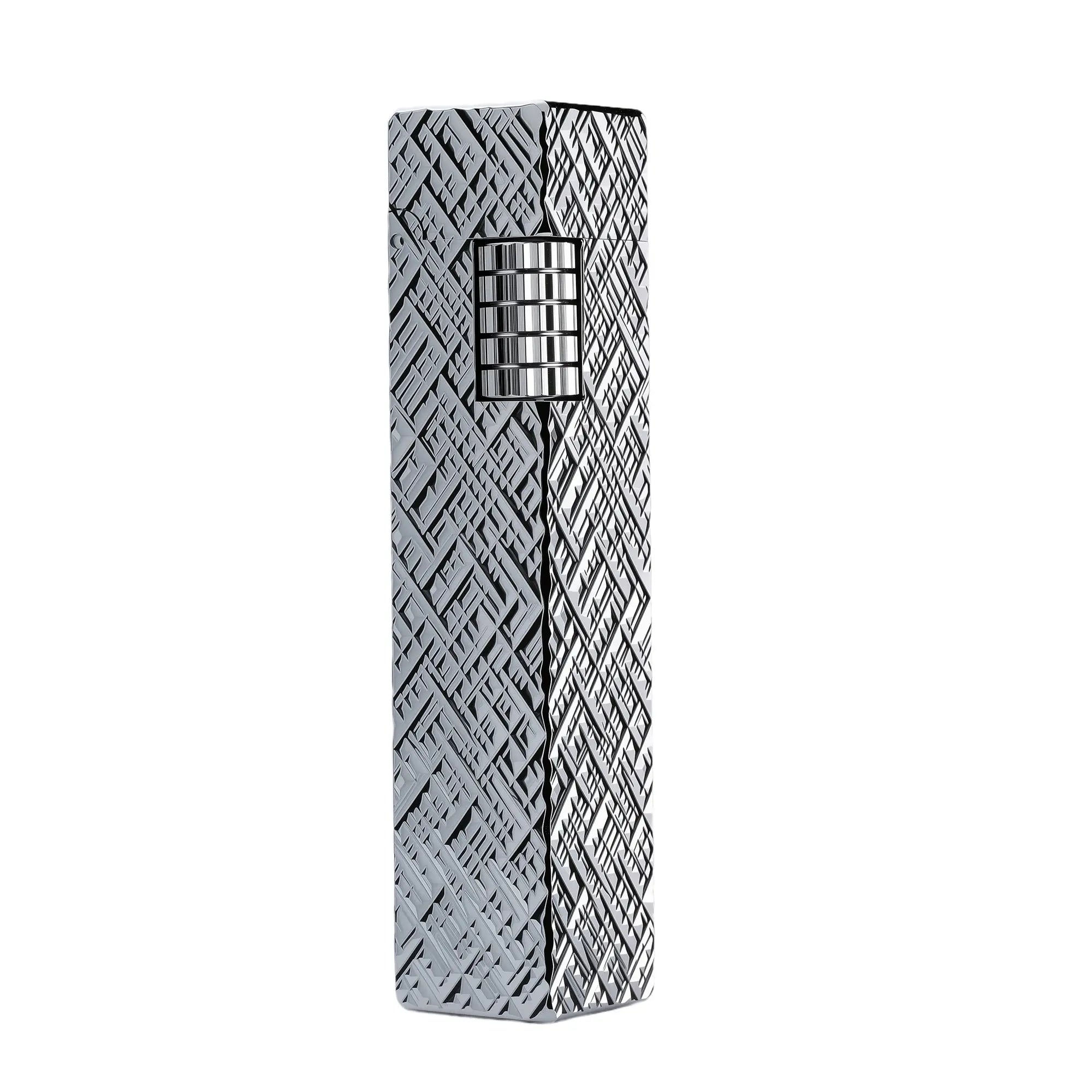 Side Slip - Rectangular Lighter - Glossy - Silver THORENS