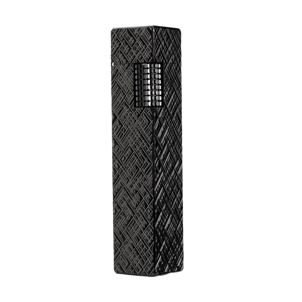 Side Slip - Rectangular Lighter - Silver Carving THORENS