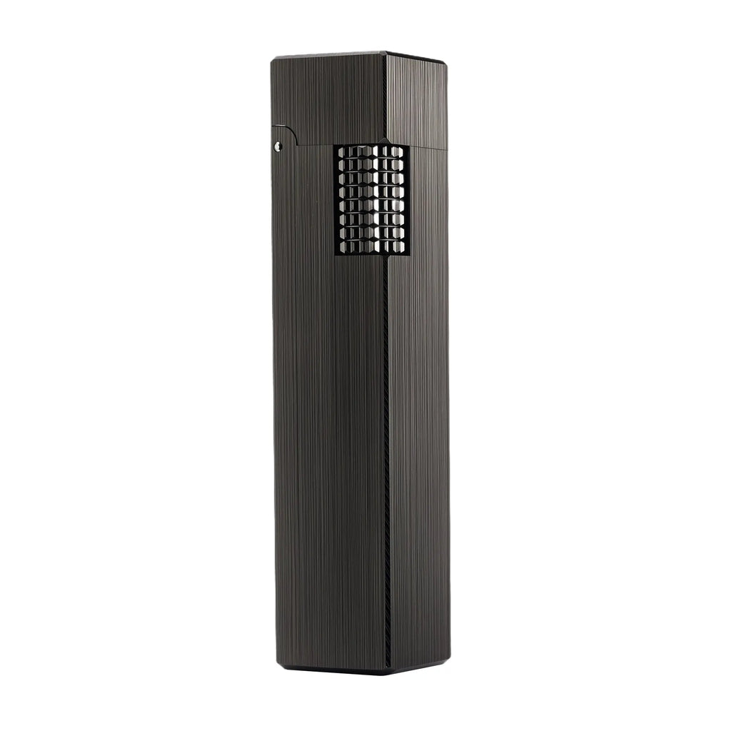 Side Slip - Rectangular Lighter - Silver Carving THORENS