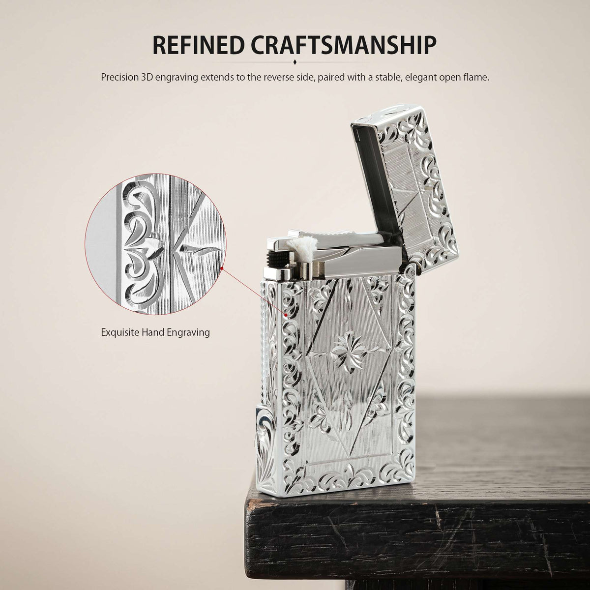 Heldere, scherpe metalen openingsklank Pro Grote acanthus