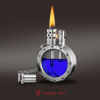 Round - Pocket Watch Lighter - Silver THORENS