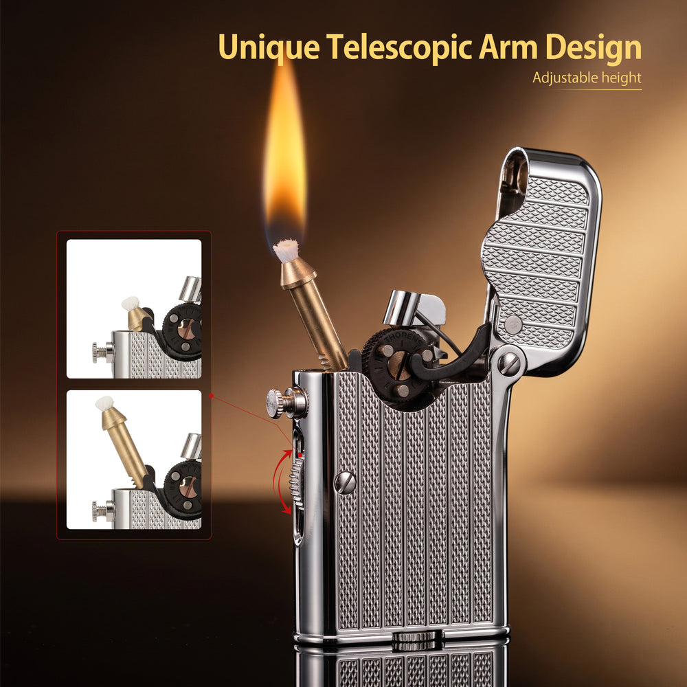 Gen 7 - Single Claw - TELEFLAM - Fluted Silver