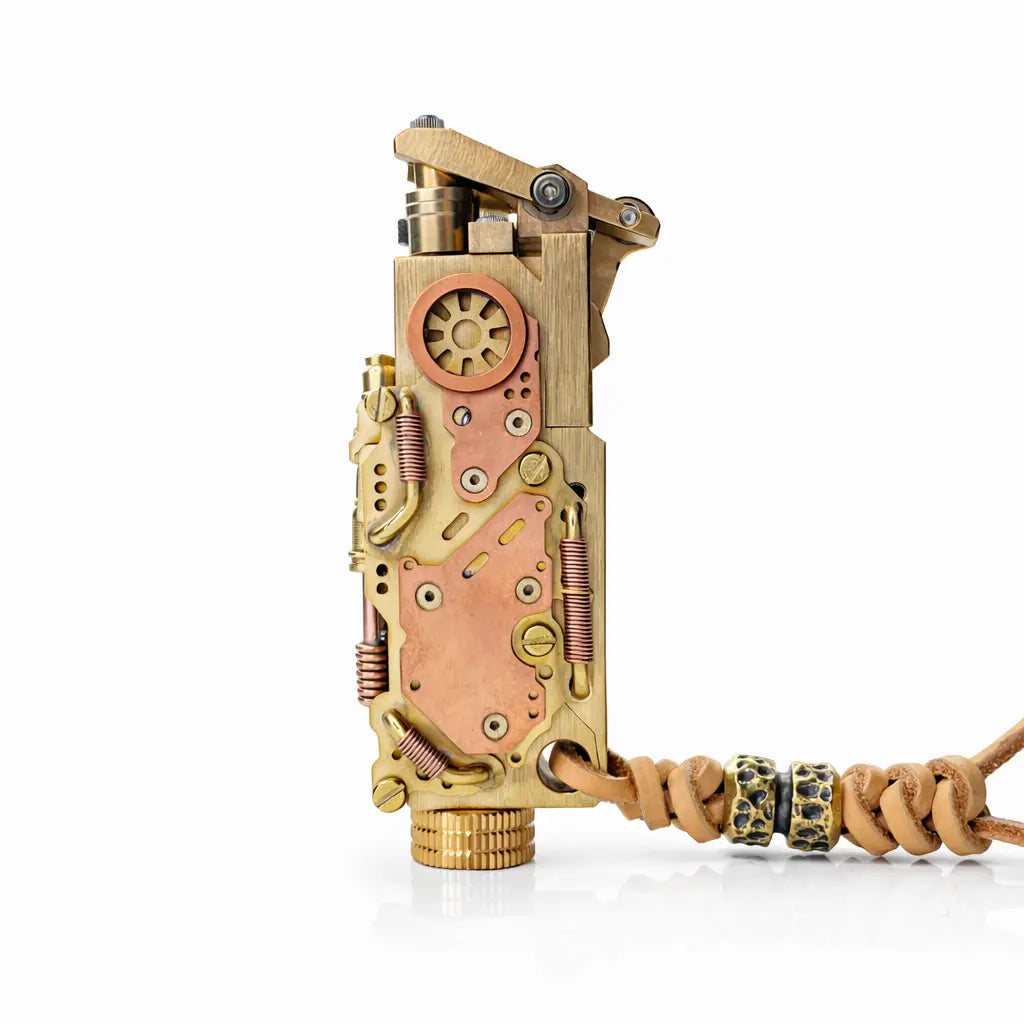 Steampunk – Mechanical Grip - Fine Gear - Brass Finish  