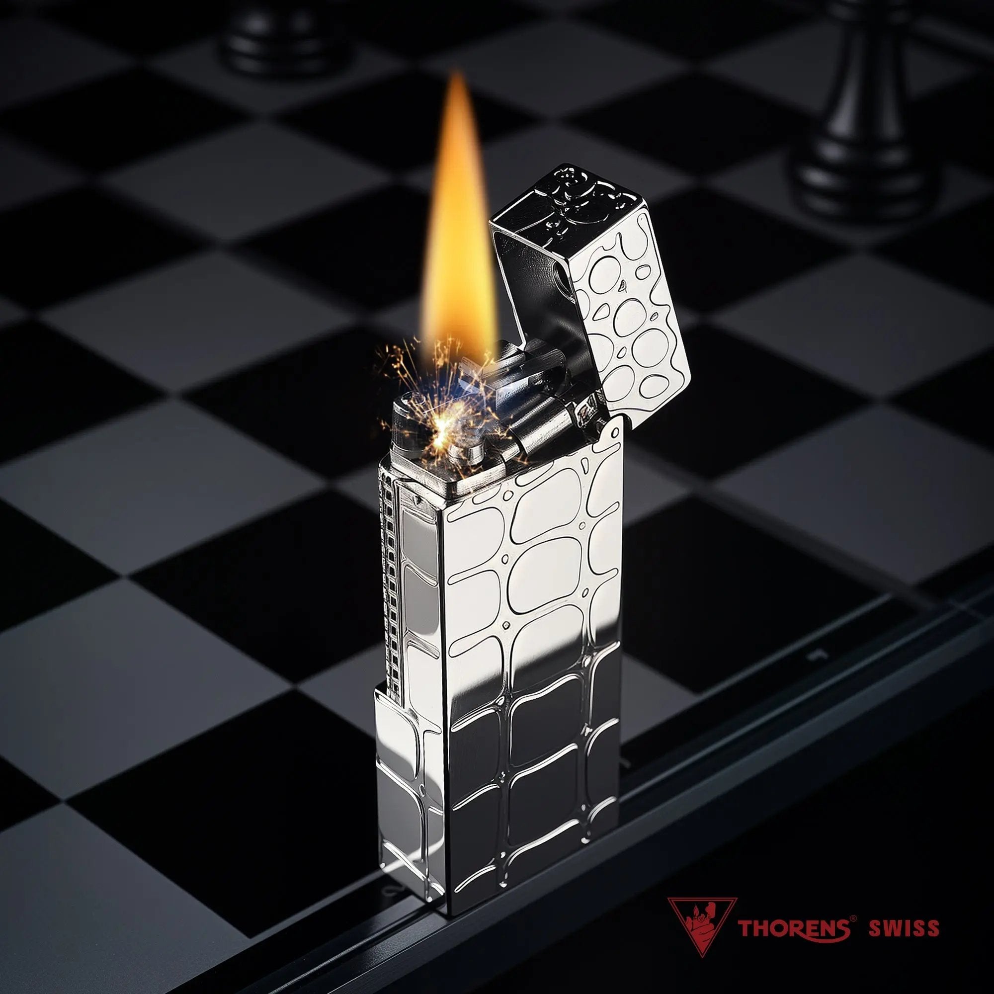 Side Slip - Narrow Lighter - Crocodile Pattern THORENS