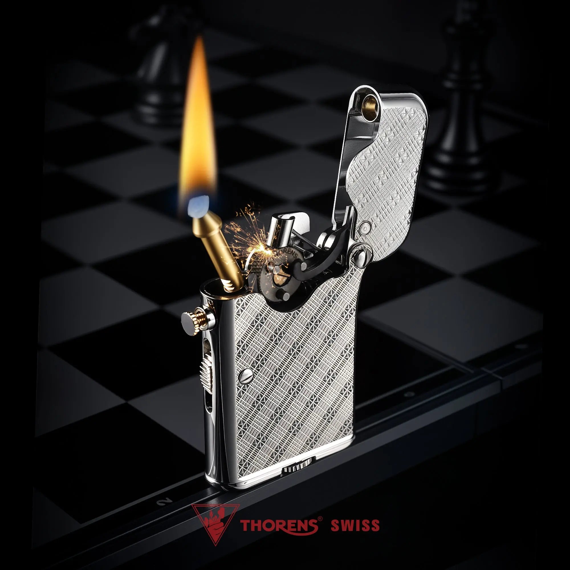 Gen 7 Single Claw TELEFLAM Plum Pattern｜Brass Kerosene