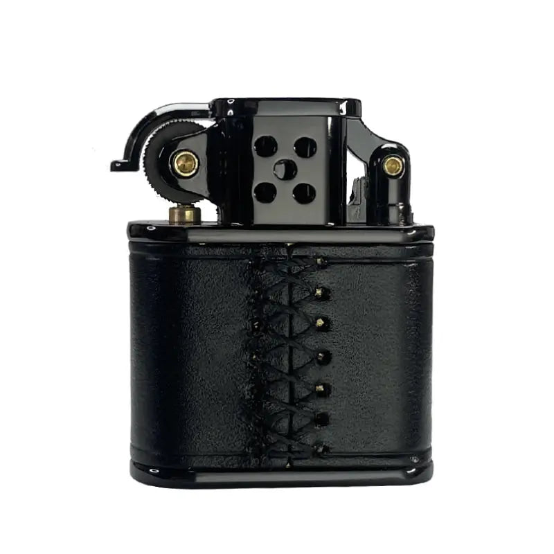 THORENS Kerosene lighter hand-stitched leather arm black THORENS