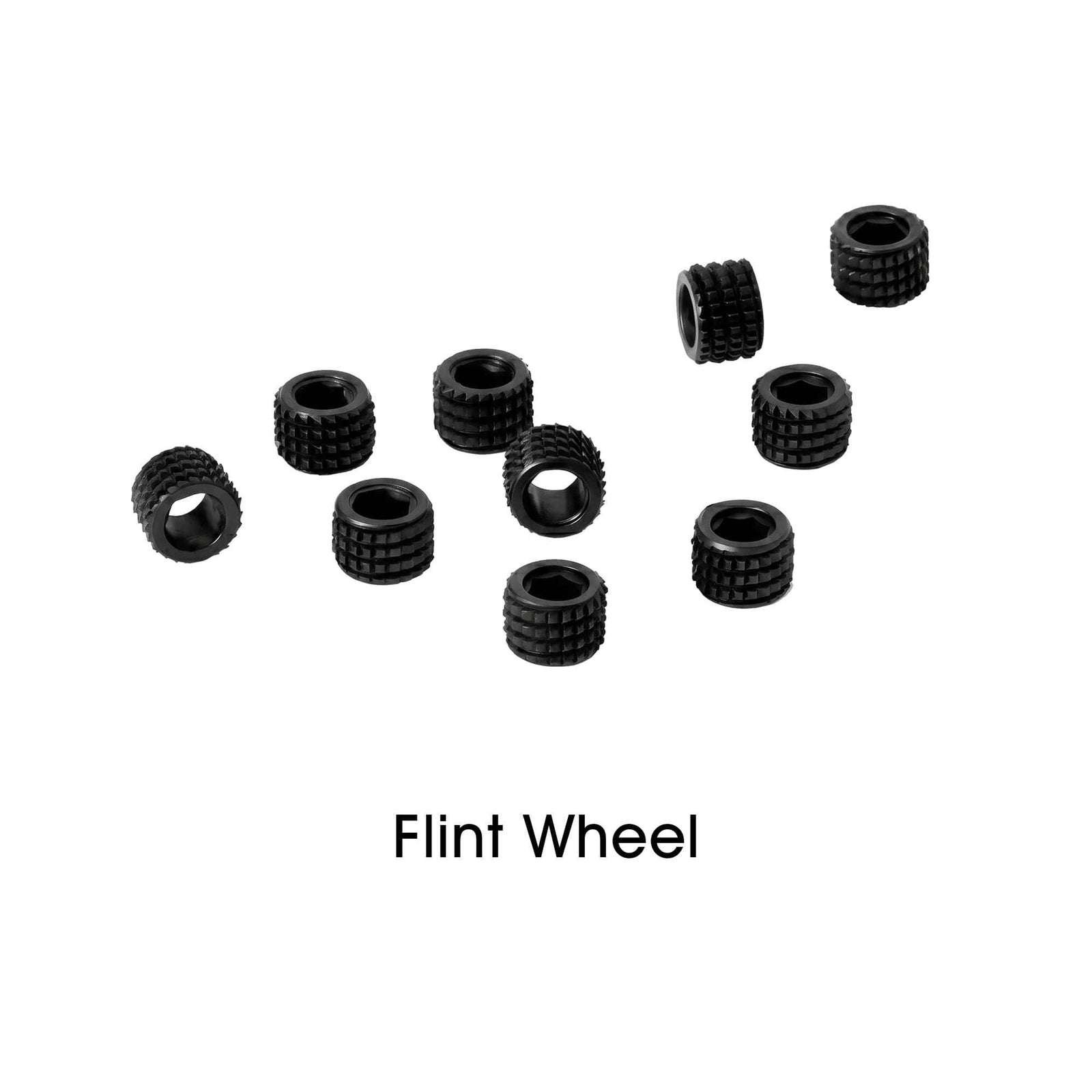 THORENS Replacement Flint Wheel for Side-Slide Lighters featuring precision-engineered steel teeth for consistent tactile resistance.