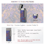 2025 New Products｜Side Slip - Narrow Lighter - Aurora Violet Ti THORENS