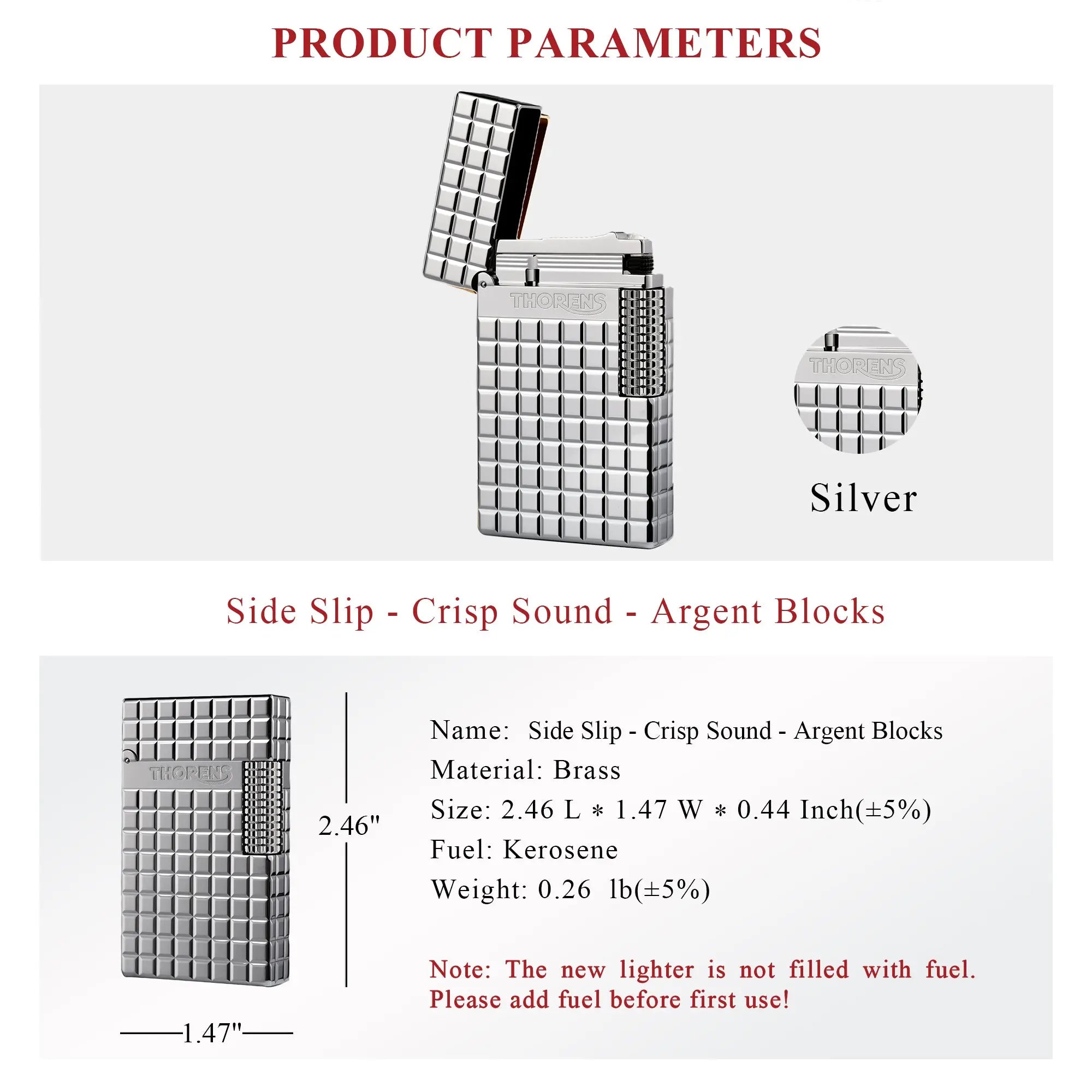 2025 New Products｜Side Slip - Crisp Sound - Argent Blocks THORENS