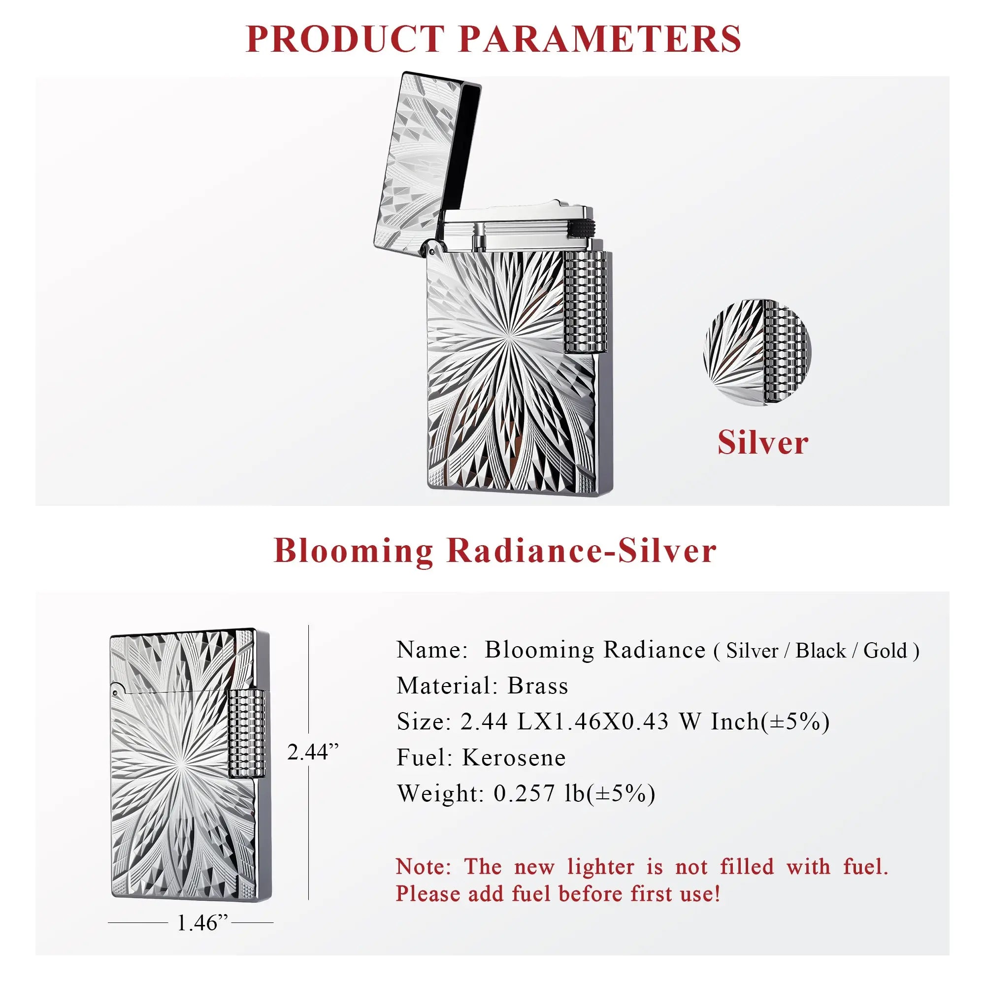 （NEW）Blooming Radiance - Silver THORENS