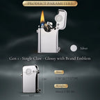 Gen 1 - Single Claw - Glossy with Brand Emblem - Silver THORENS