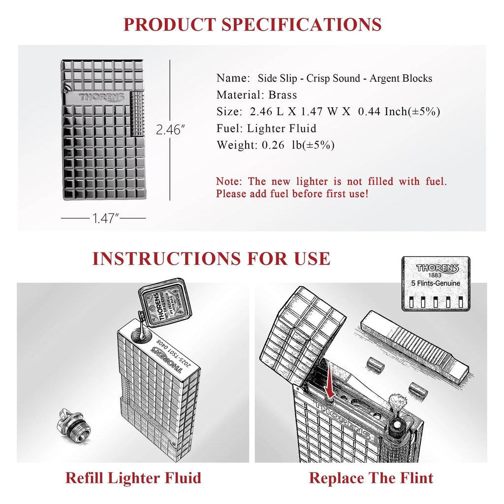 Side Slip - Crisp Sound - Argent Blocks THORENS