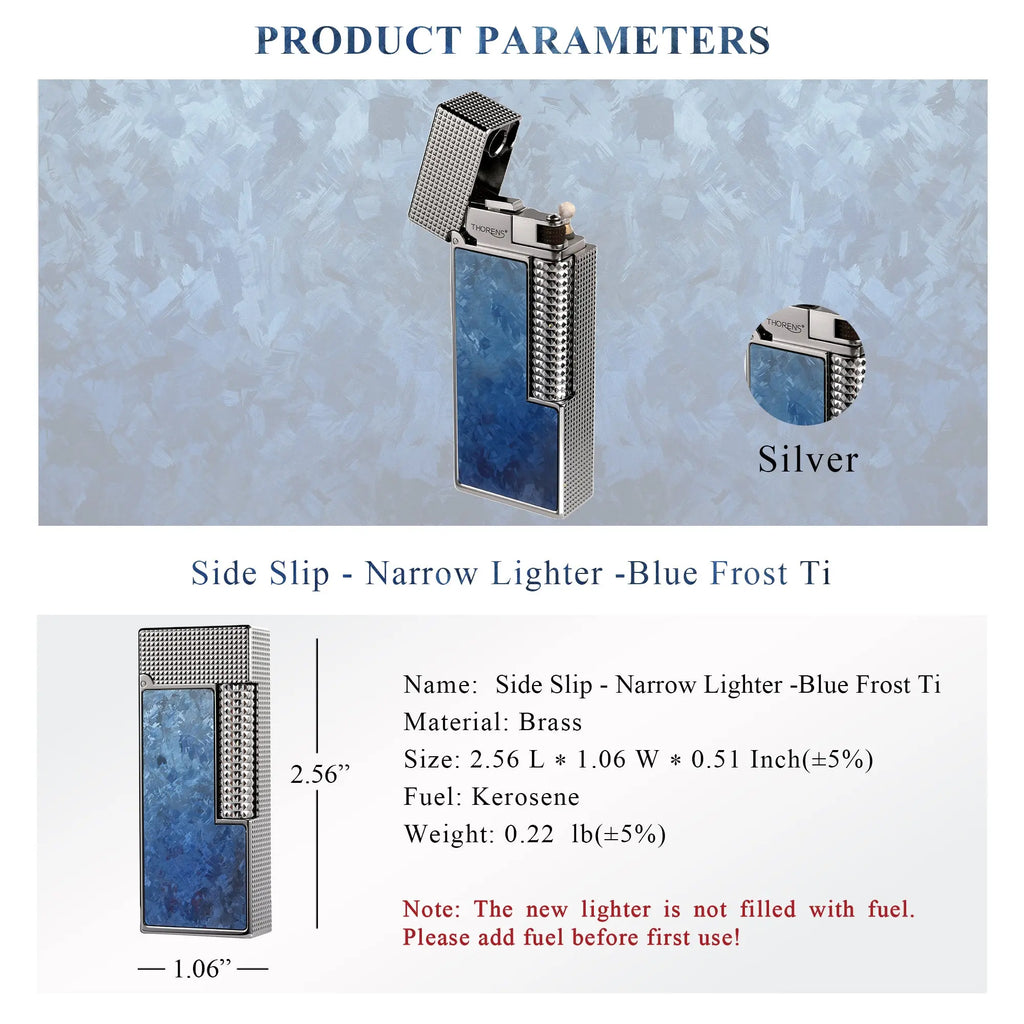 2025 New Products｜Side Slip - Narrow Lighter - Blue Frost Ti THORENS