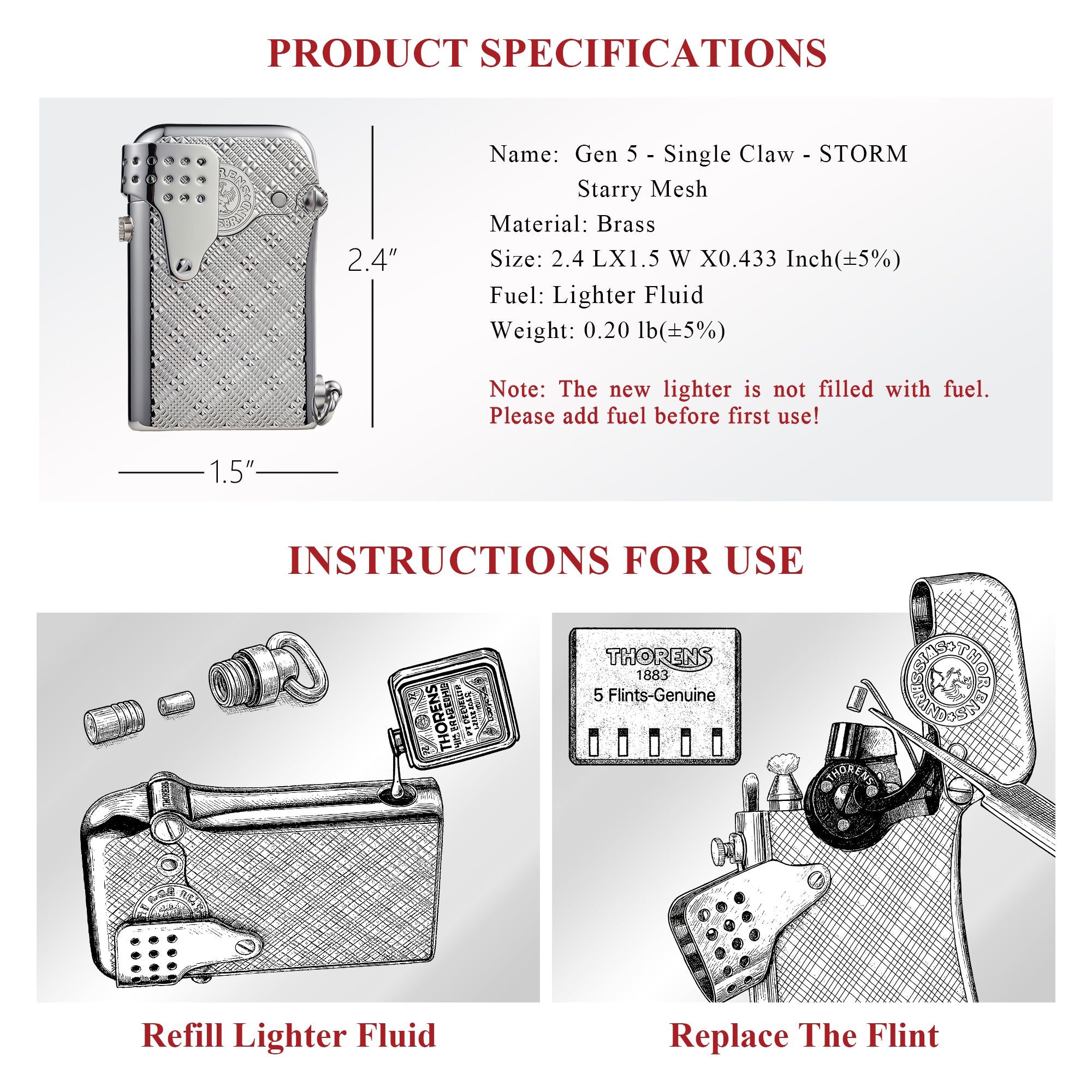 （NEW）Gen 5 - Single Claw - STORM - Starry Mesh