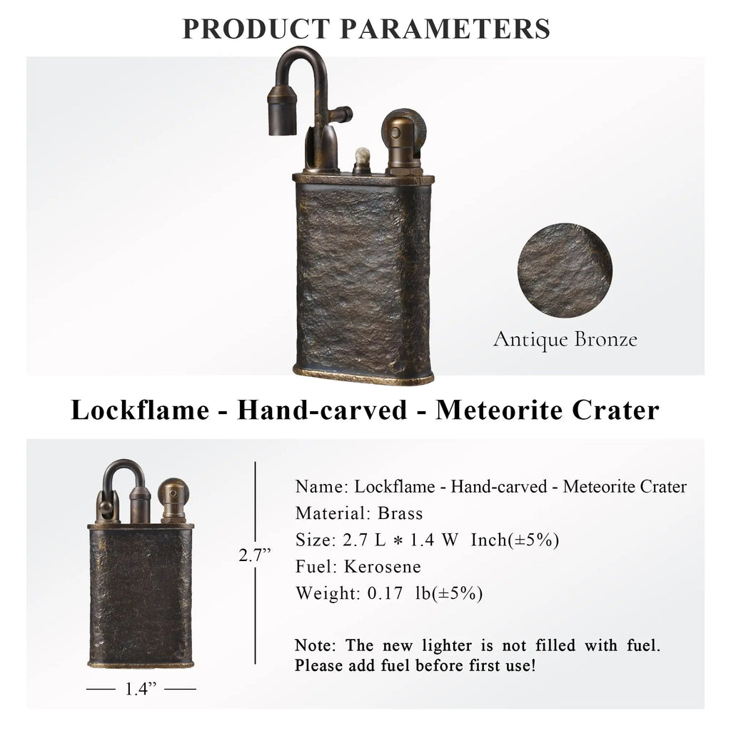 2025 New Products｜Lockflame - Hand-carved Meteorite Crater THORENS