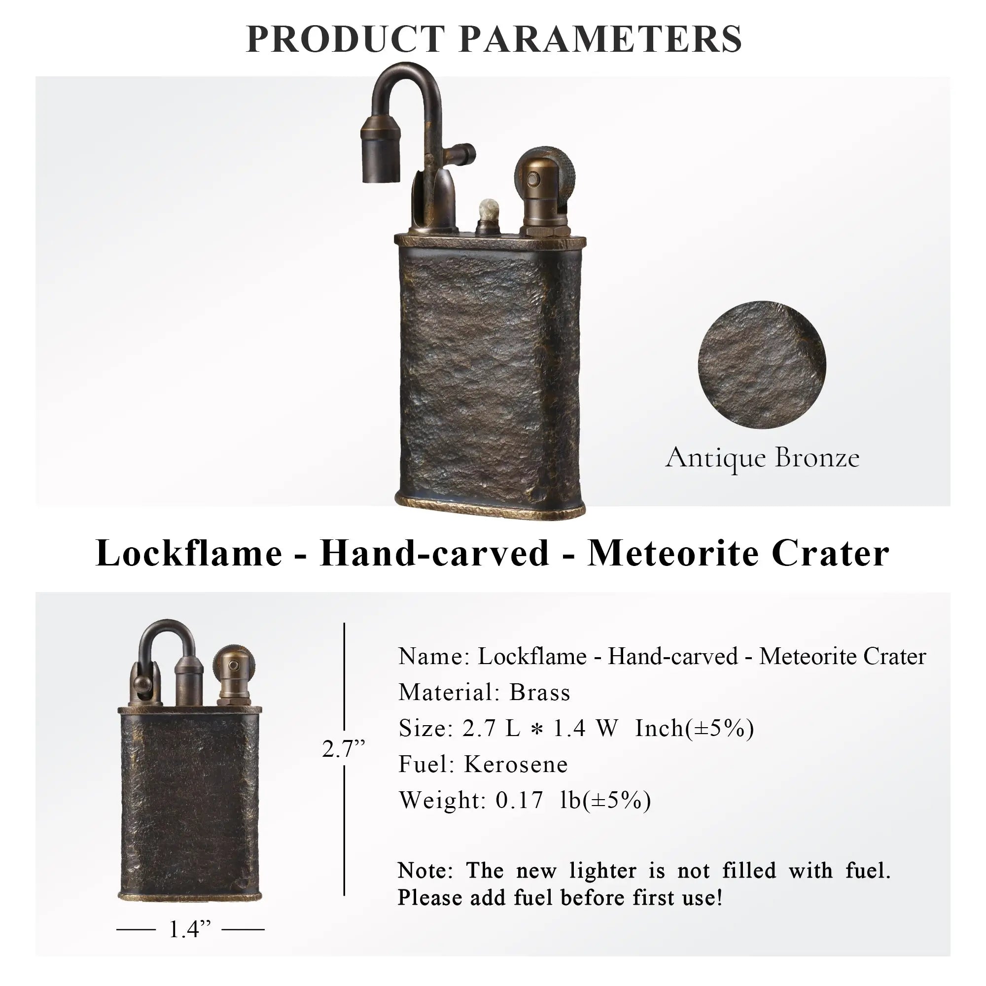 2025 New Products｜Lockflame - Hand-carved Meteorite Crater THORENS
