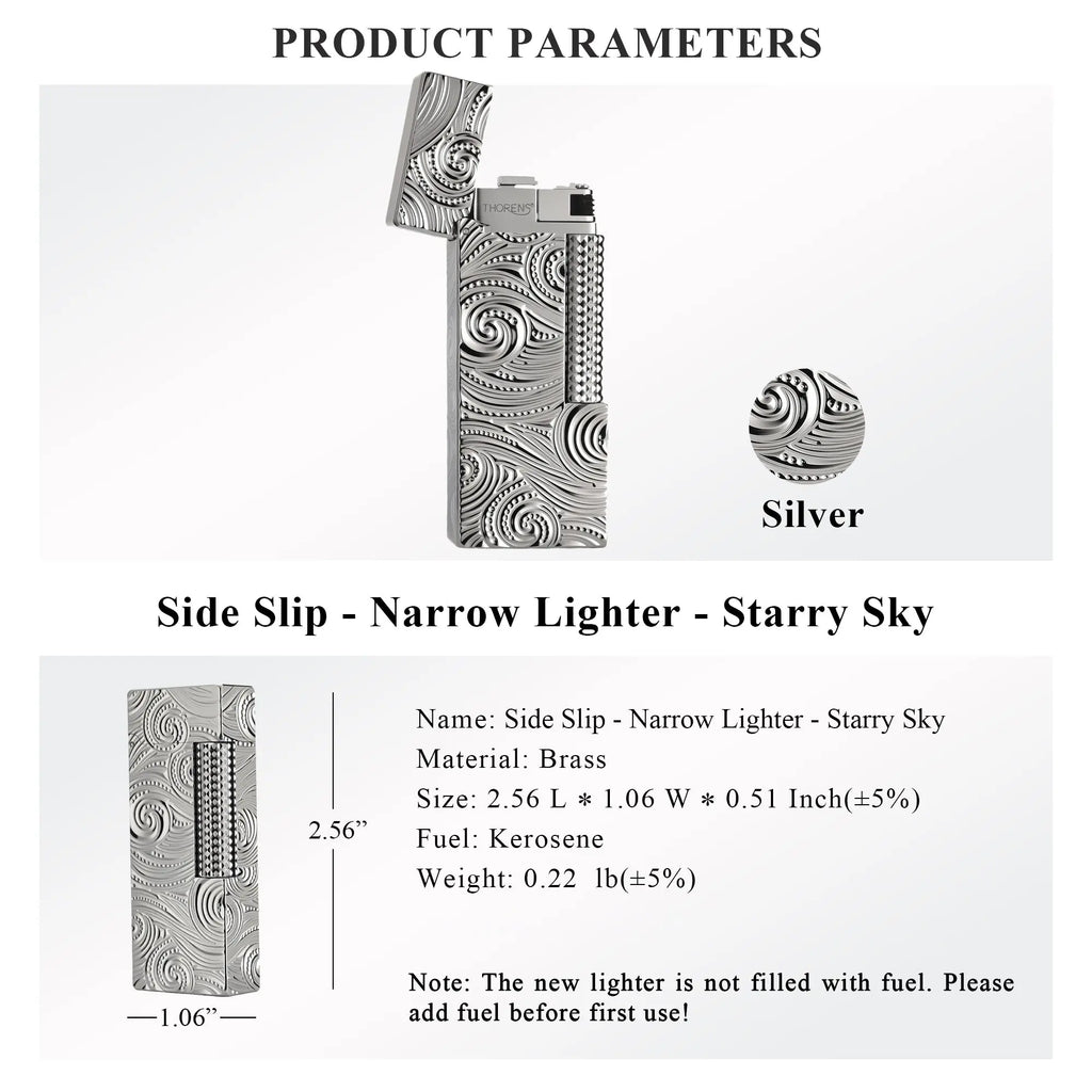 Side Slip - Narrow Lighter - Starry Sky THORENS