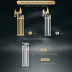 Three-Section Stick Lighter - Gold THORENS