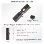 Octagon Trigger - Hand-Carved Earth Fissure Texture THORENS
