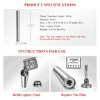 Zapalovač nunchaku - stříbrný