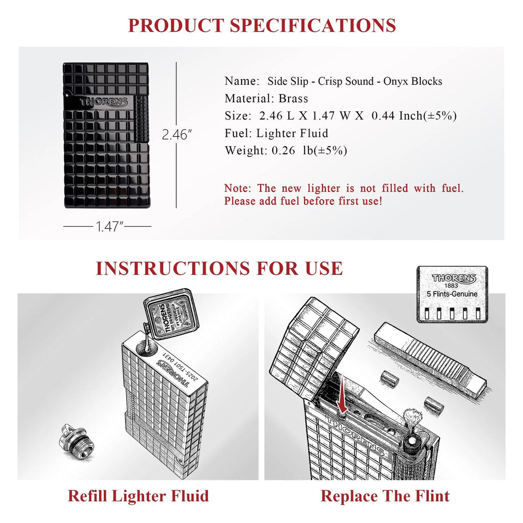 Side Slip - Crisp Sound - Onyx Blocks THORENS