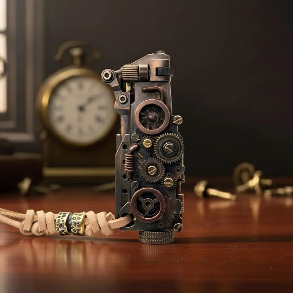 Steampunk – Mechanical Grip - Fine Gear - Antique Bronze  