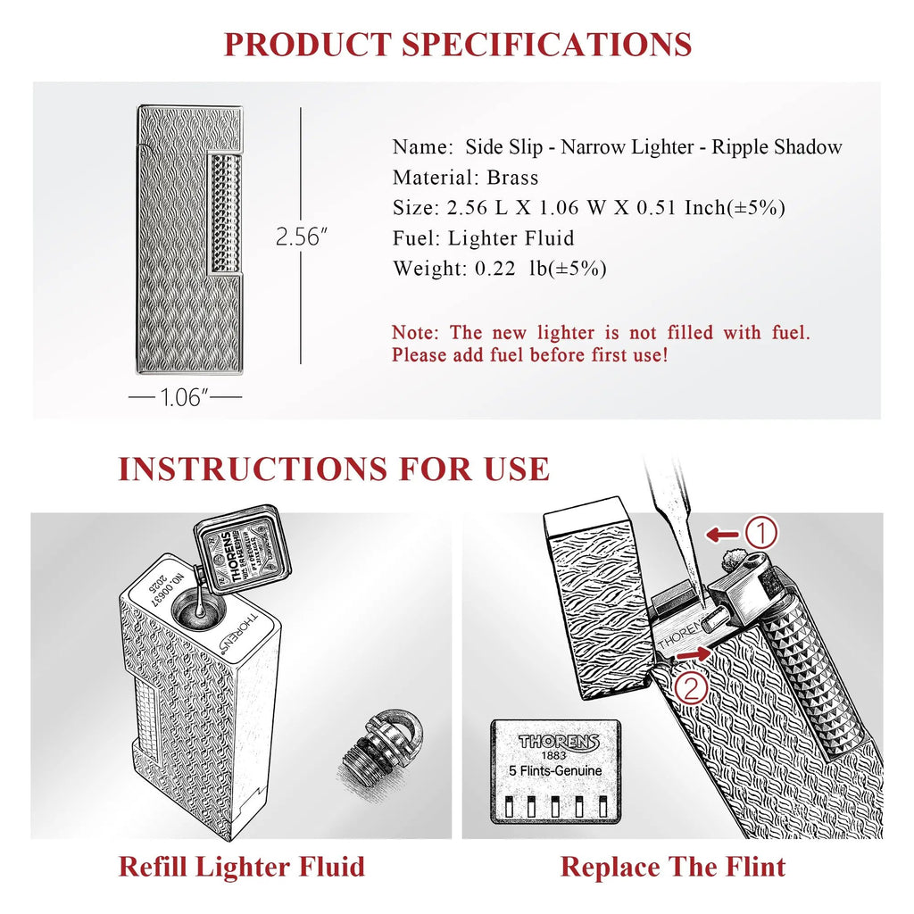 Side Slip - Narrow Lighter - Ripple Shadow THORENS