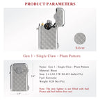 Gen 1 - Single Claw - Plum Pattern - Silver THORENS