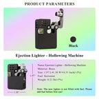 2025 New Products｜Ejection Lighter - Hollowing Machine - Black THORENS