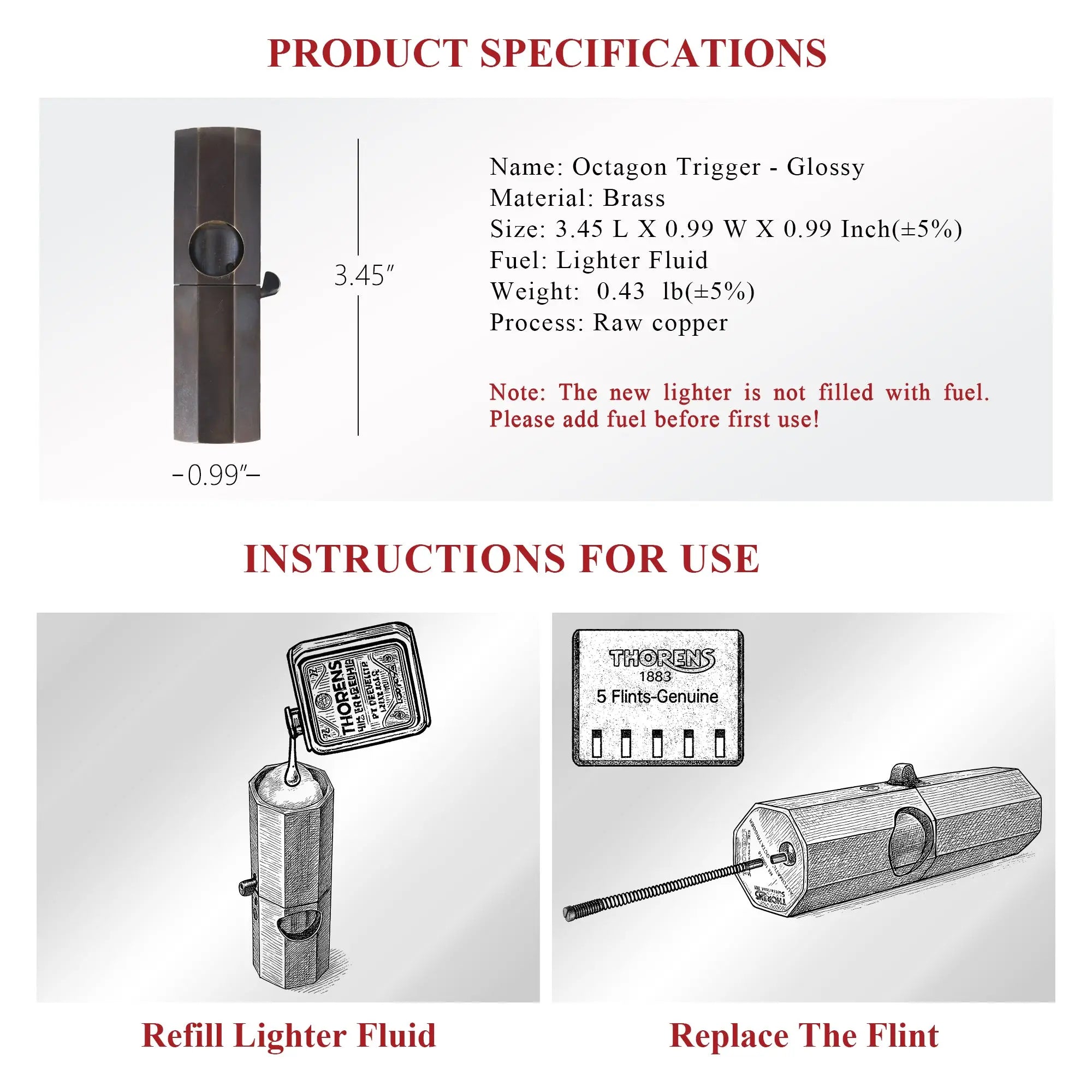 Octagon Trigger - Glossy THORENS
