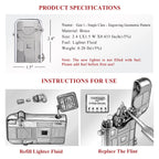 Gen 1 - Single Claw - Engraving Geometric Pattern THORENS