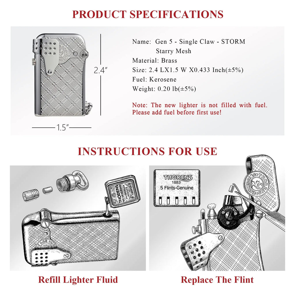 （NEW）Gen 5 - Single Claw - STORM - Starry Mesh THORENS
