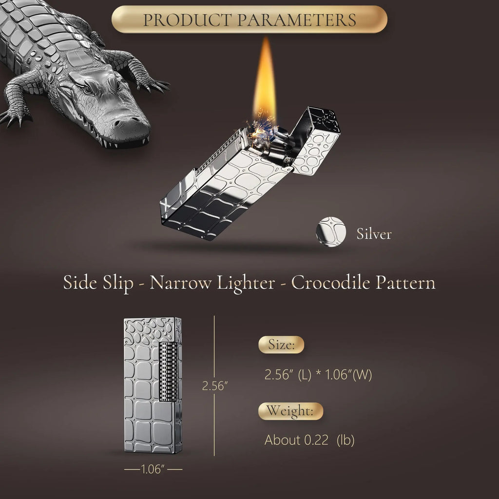 Side Slip - Narrow Lighter - Crocodile Pattern THORENS