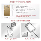 Ejection Lighter - Brass Finish THORENS