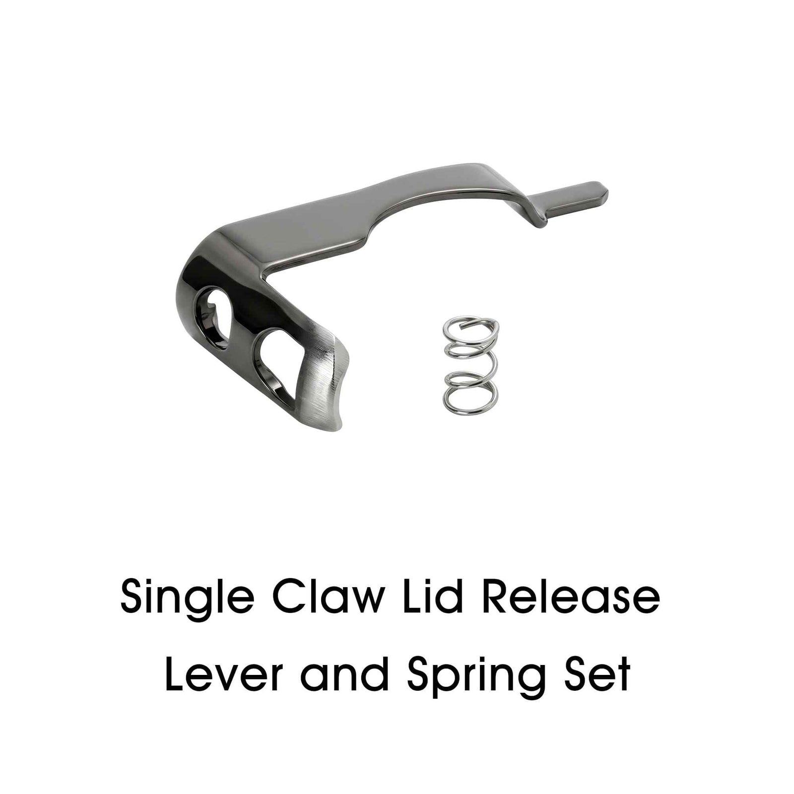 THORENS Single Claw Lighter Replacement Parts featuring a precision-engineered lid release lever and tactile tension spring.