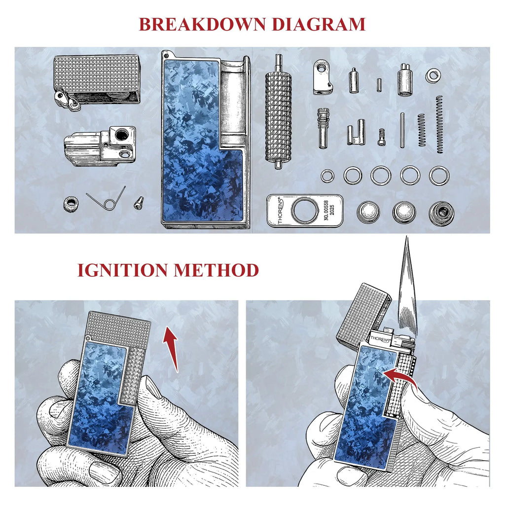 Side Slip - Narrow Lighter - Blue Frost Ti THORENS