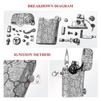 Gen 1 - Single Claw - Hand-Carved Earth Fissure Texture THORENS