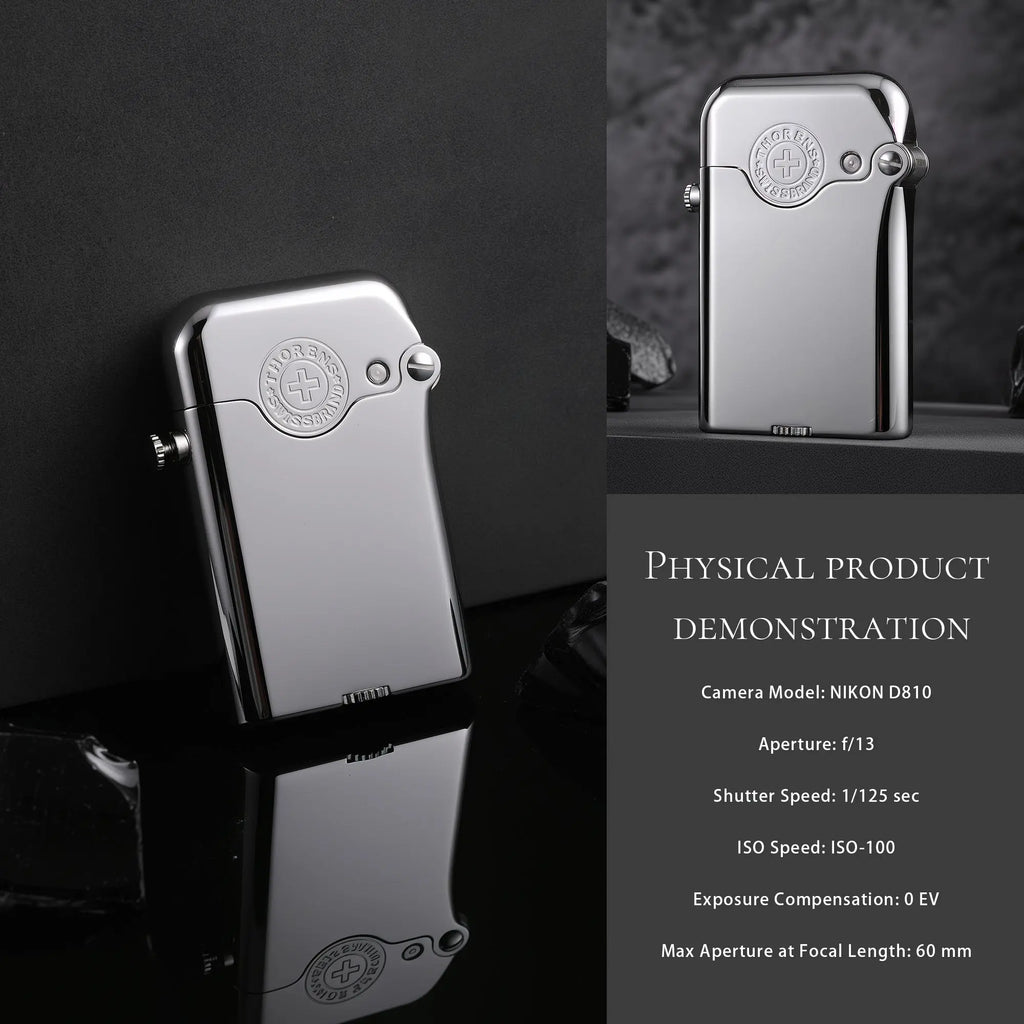 Gen 3 - Single Claw - Glossy with Brand Emblem (Bottom-fill) - Silver THORENS