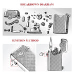 Gen 1 - Single Claw - Plum Pattern - Silver THORENS