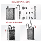 Lockflame - Hand-carved Meteorite Crater THORENS