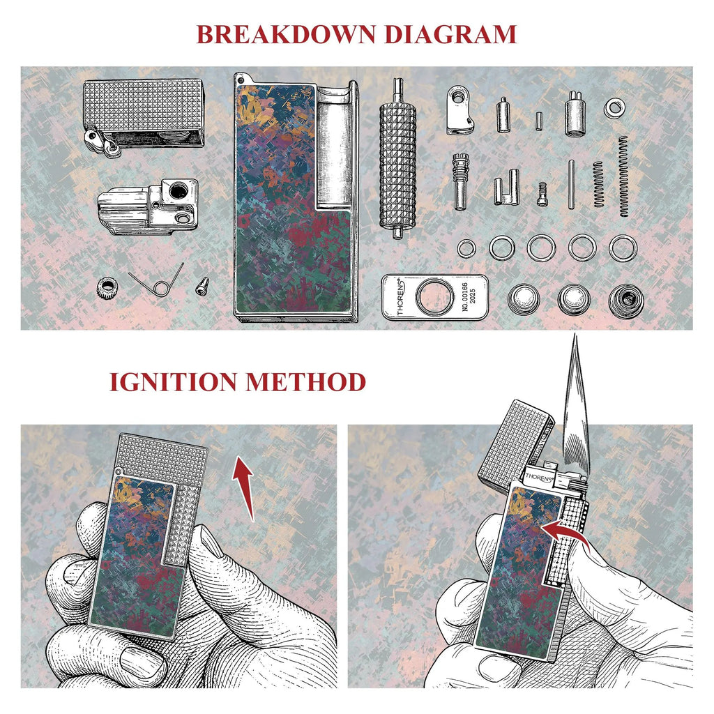 Side Slip - Narrow Lighter - Iridescent Ti THORENS
