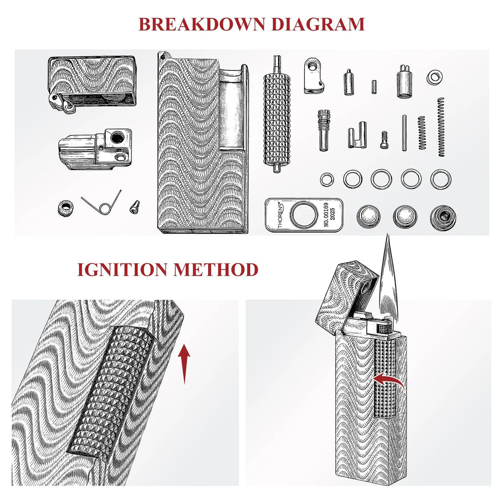 Side Slip - Narrow Lighter - Argent Mirage THORENS