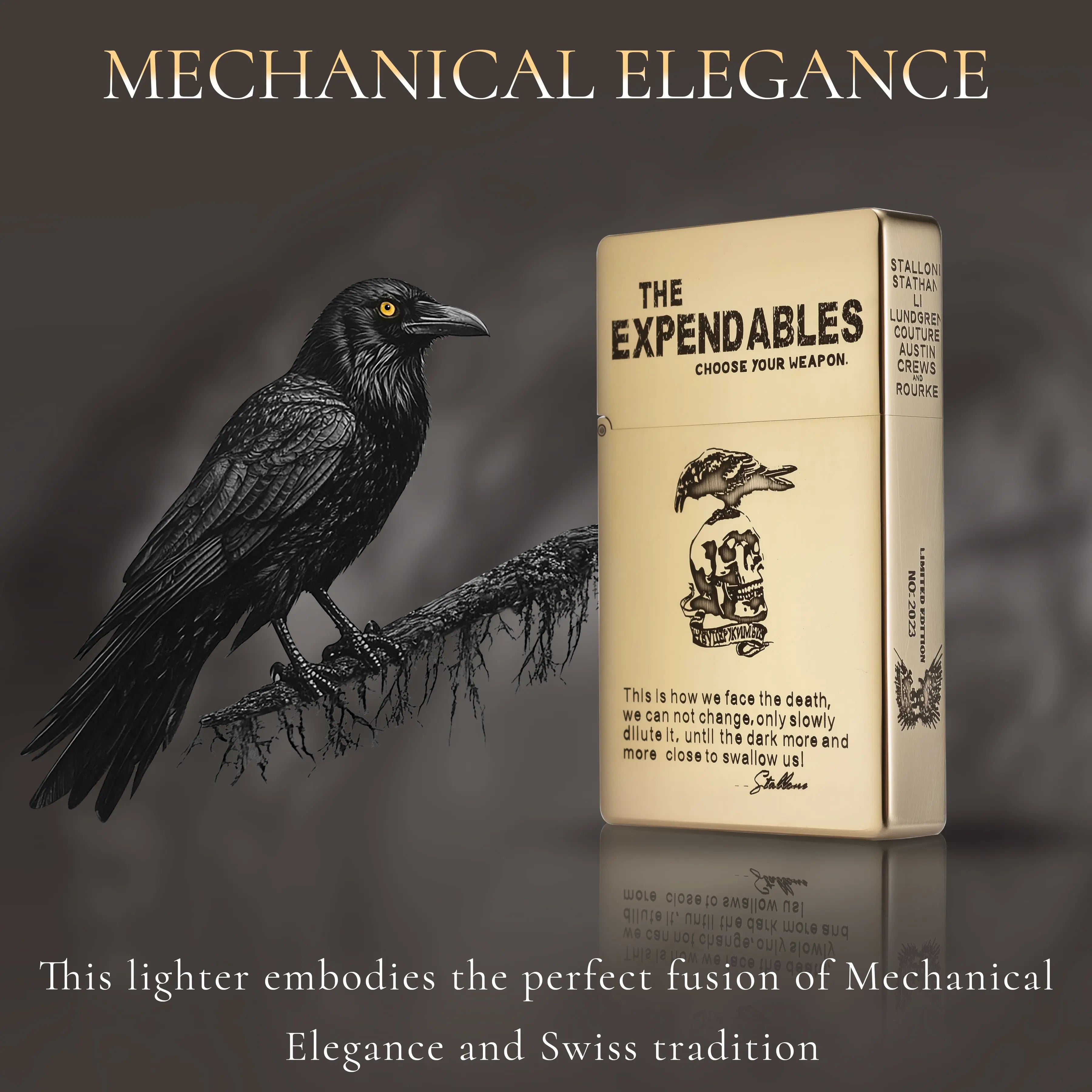Etched Lighter - THE EXPENDABLES - Copper Color THORENS