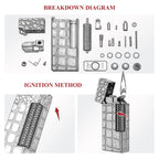 Side Slip - Narrow Lighter - Crocodile Pattern THORENS