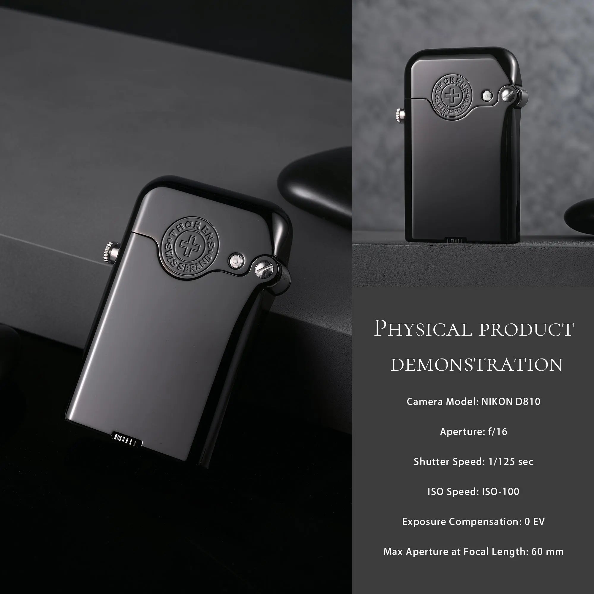 Gen 3 - Single Claw - Glossy with Brand Emblem - Black THORENS