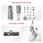 Octagon Trigger - Hand-Carved Earth Fissure Texture THORENS