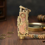 Steampunk – Mechanical Grip - Fine Gear - Brass Finish  