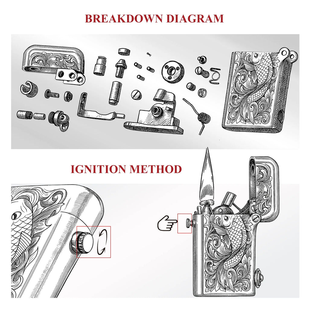 Gen 2 - Double Claw - Engraved Koi THORENS