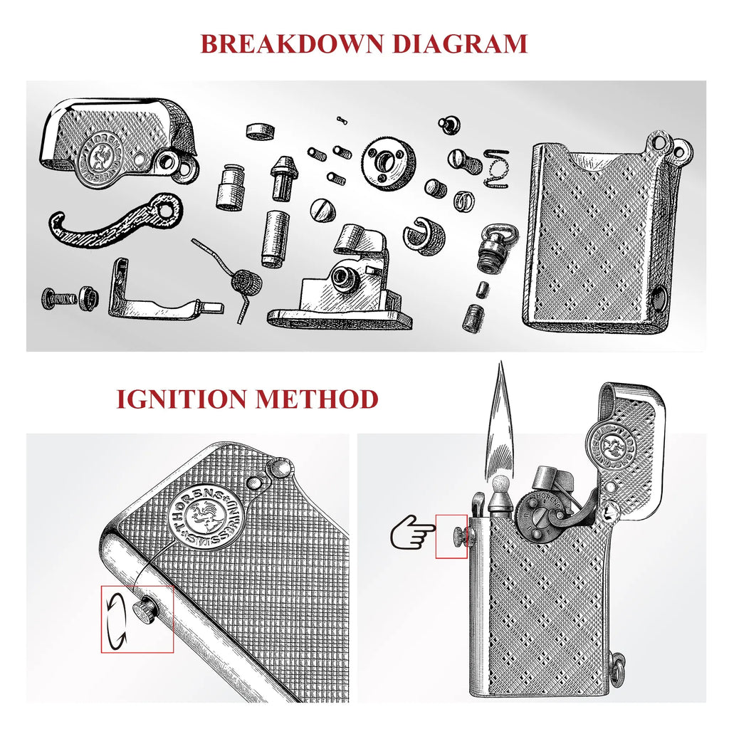 Gen 1 - Single Claw - Plum Pattern - Silver THORENS